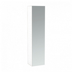 Шкаф-колонна Ilbagnoalessi one 40х30х170 см, белый лак, зеркальная дверца, 2 полки +2ящика, левый, подвесной монтаж 4.5801.2.097.631.1 Laufen
